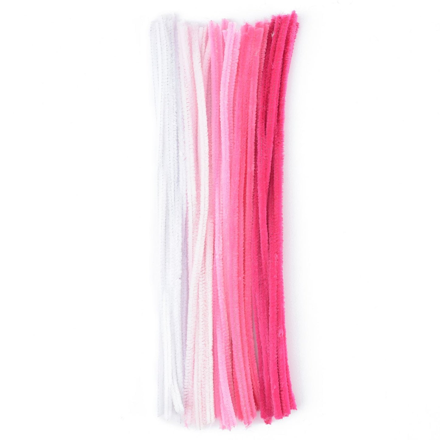 Vaessen creative • fils chenille 6mm 50 pcs. 30cm rose