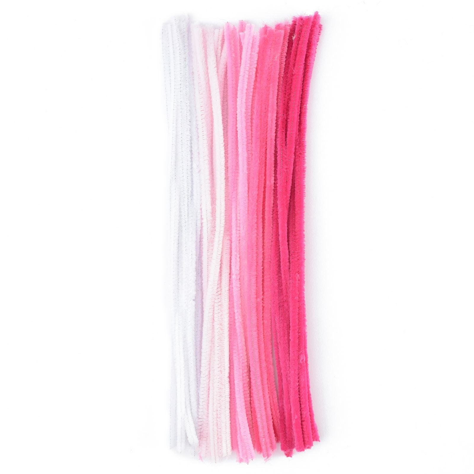 Vaessen creative • fils chenille 6mm 50 pcs. 30cm rose