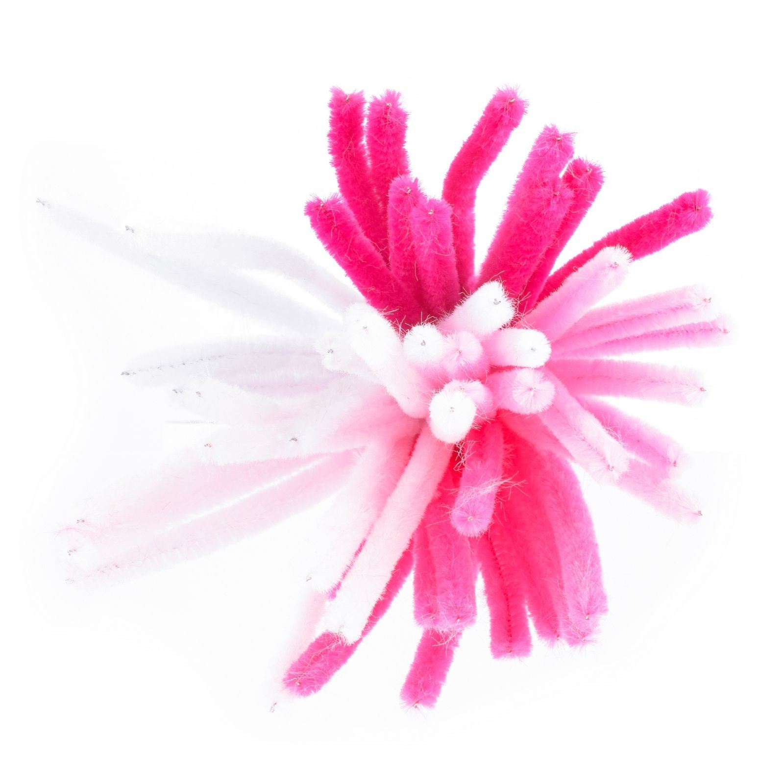 Vaessen creative • fils chenille 6mm 50 pcs. 30cm rose
