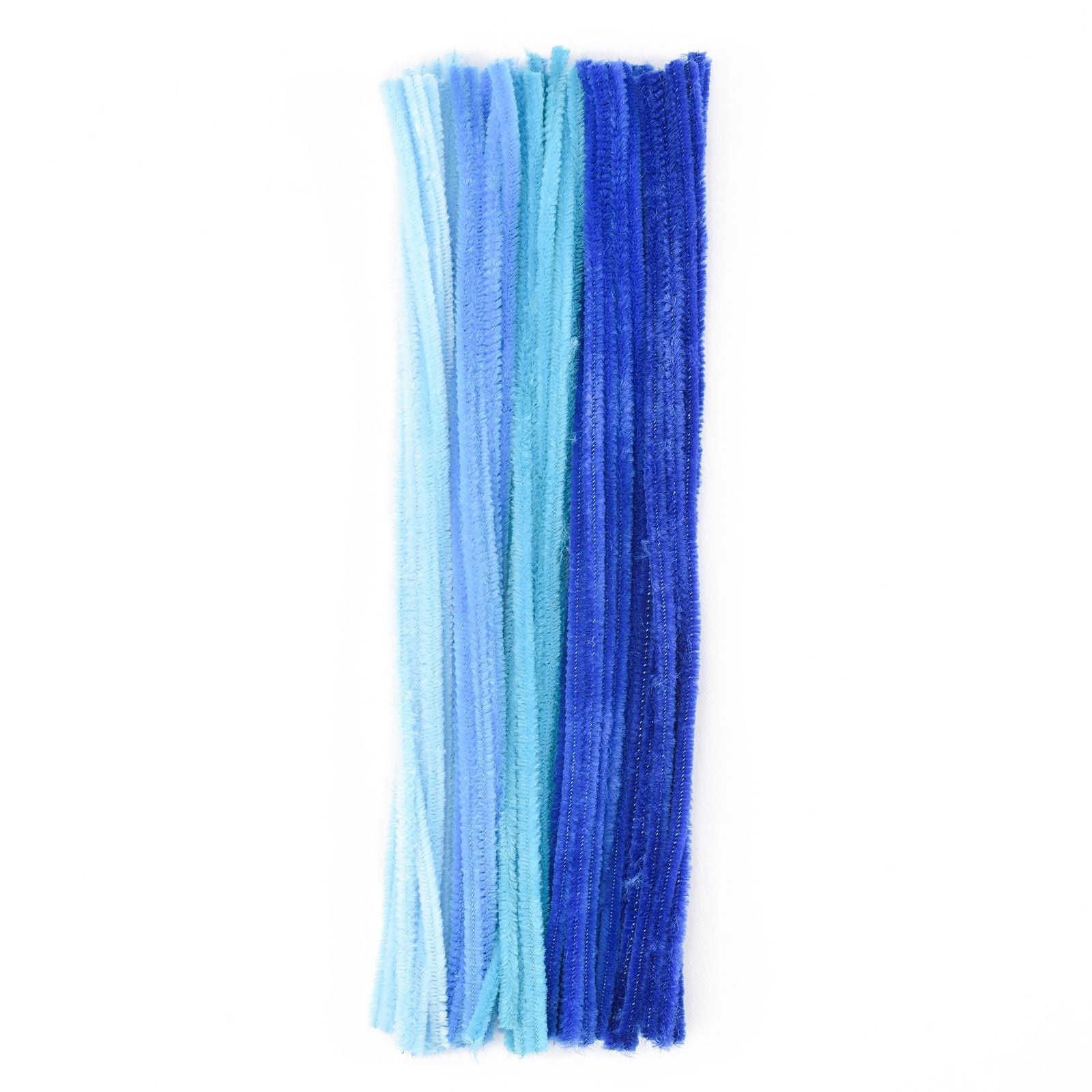 Vaessen creative • fils chenille 6mm 50 pcs. 30cm bleu