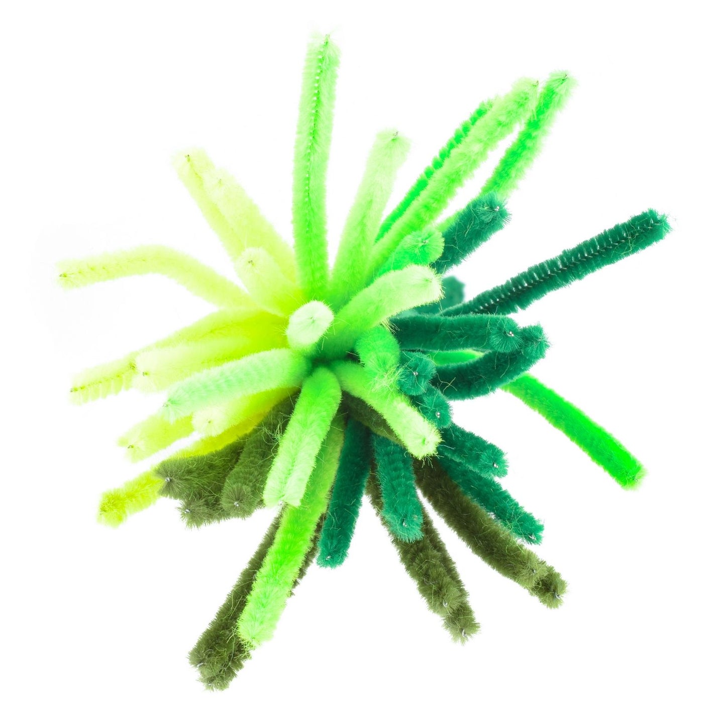 Vaessen creative • fils chenille 6mm 50 pcs. 30cm vert