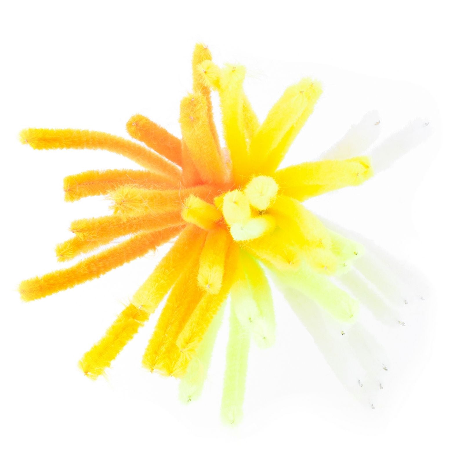 Vaessen creative • fils chenille 6mm 50 pcs. 30cm jaune