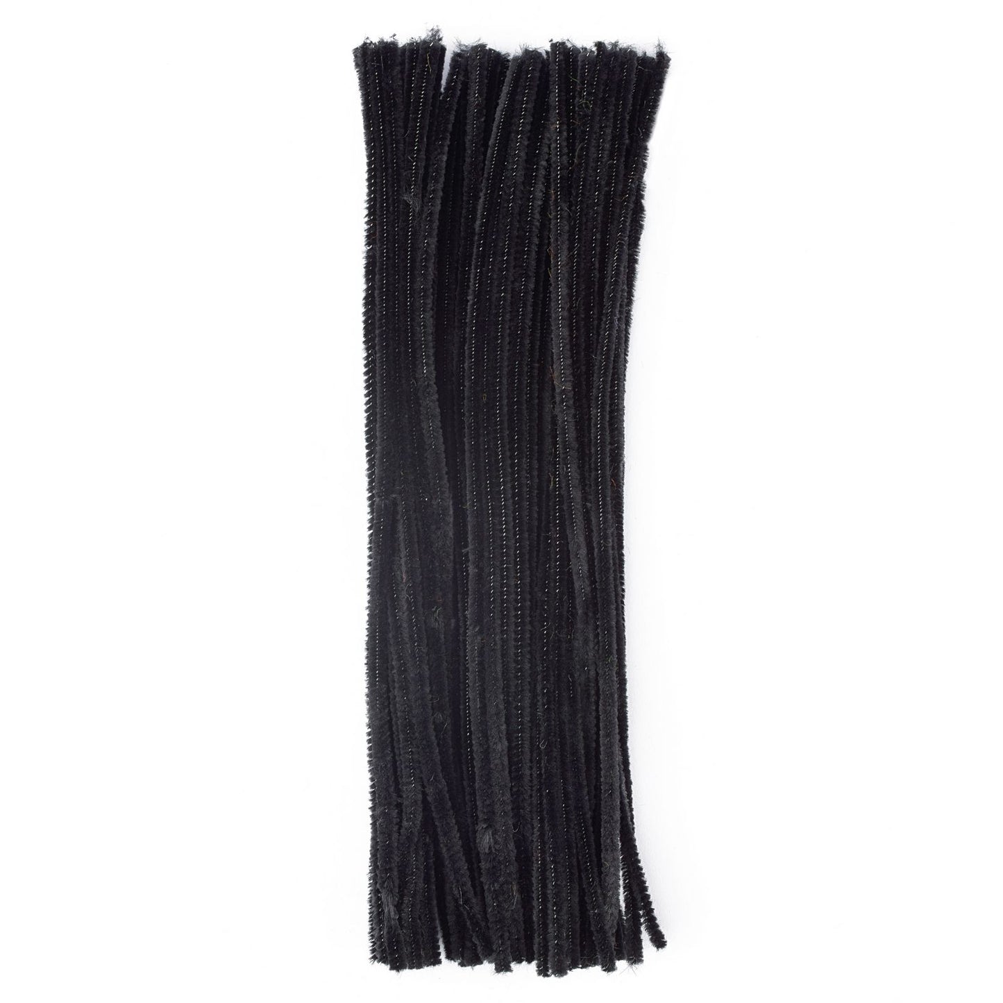 Vaessen creative • fils chenille 6mm 50 pcs. 30 cm noir