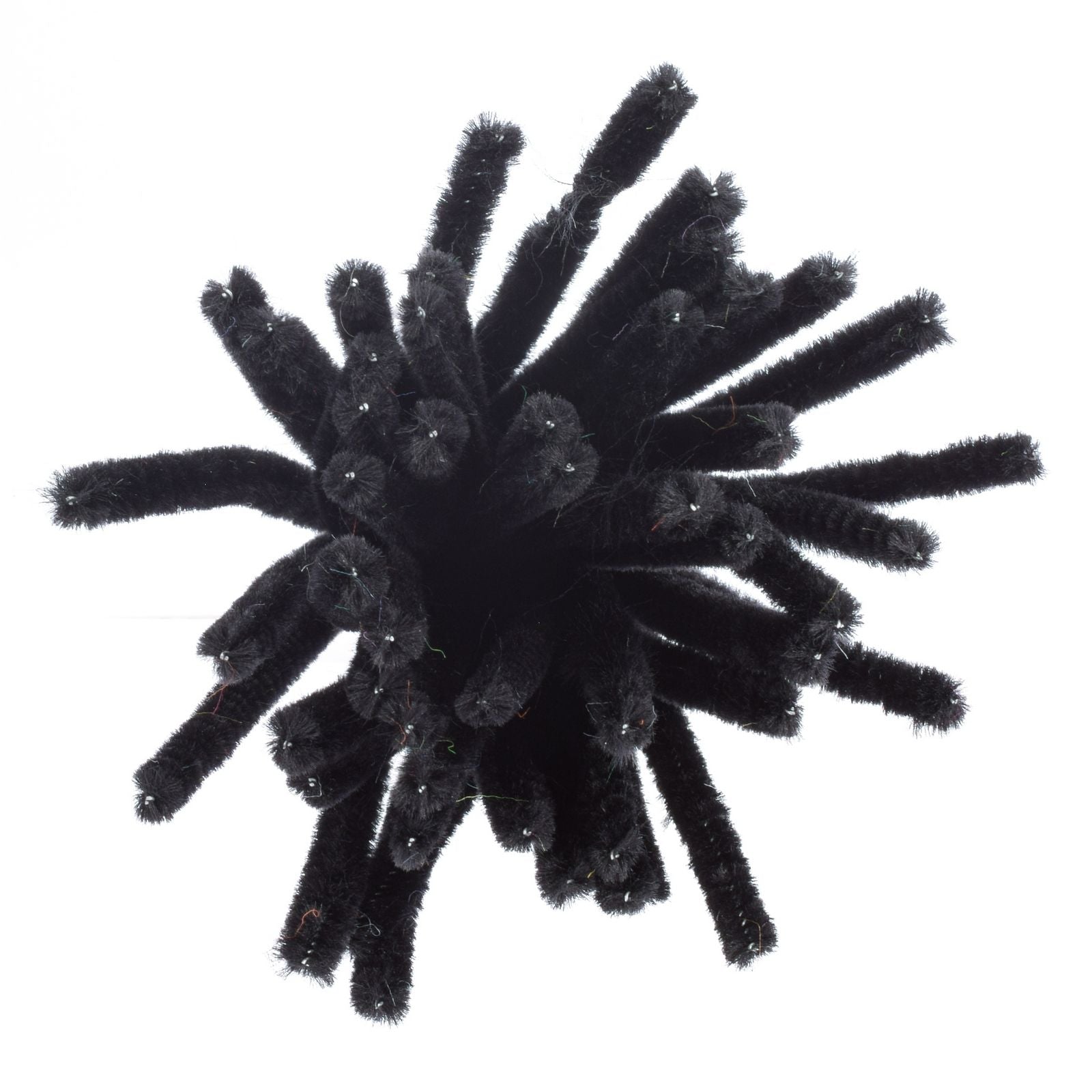 Vaessen creative • fils chenille 6mm 50 pcs. 30 cm noir