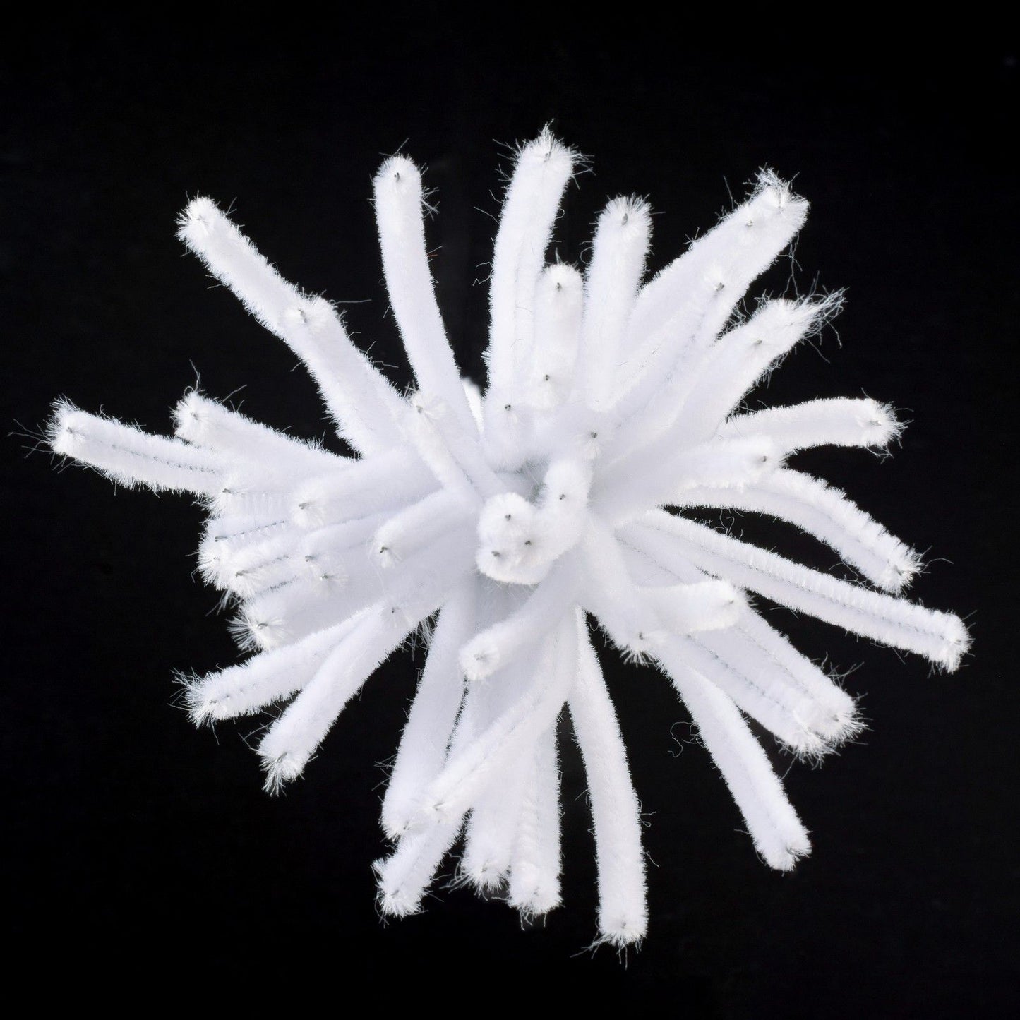 Vaessen creative • fils chenille 6mm 50 pcs. 30 cm blanc