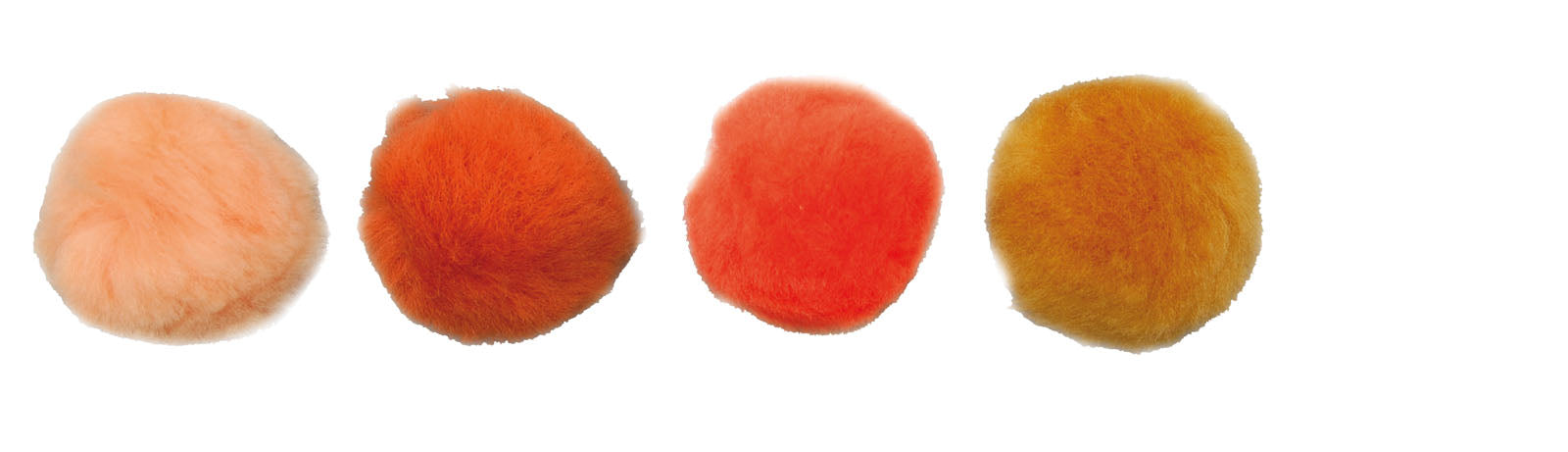Vaessen creative • pompons 10-40mm 100pcs orange