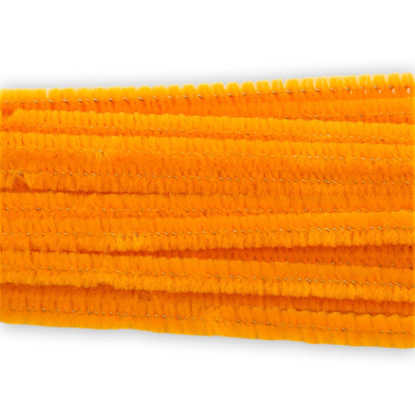 Vaessen creative • fils chenille 6mm 25 pcs. 30 cm d'or foncé