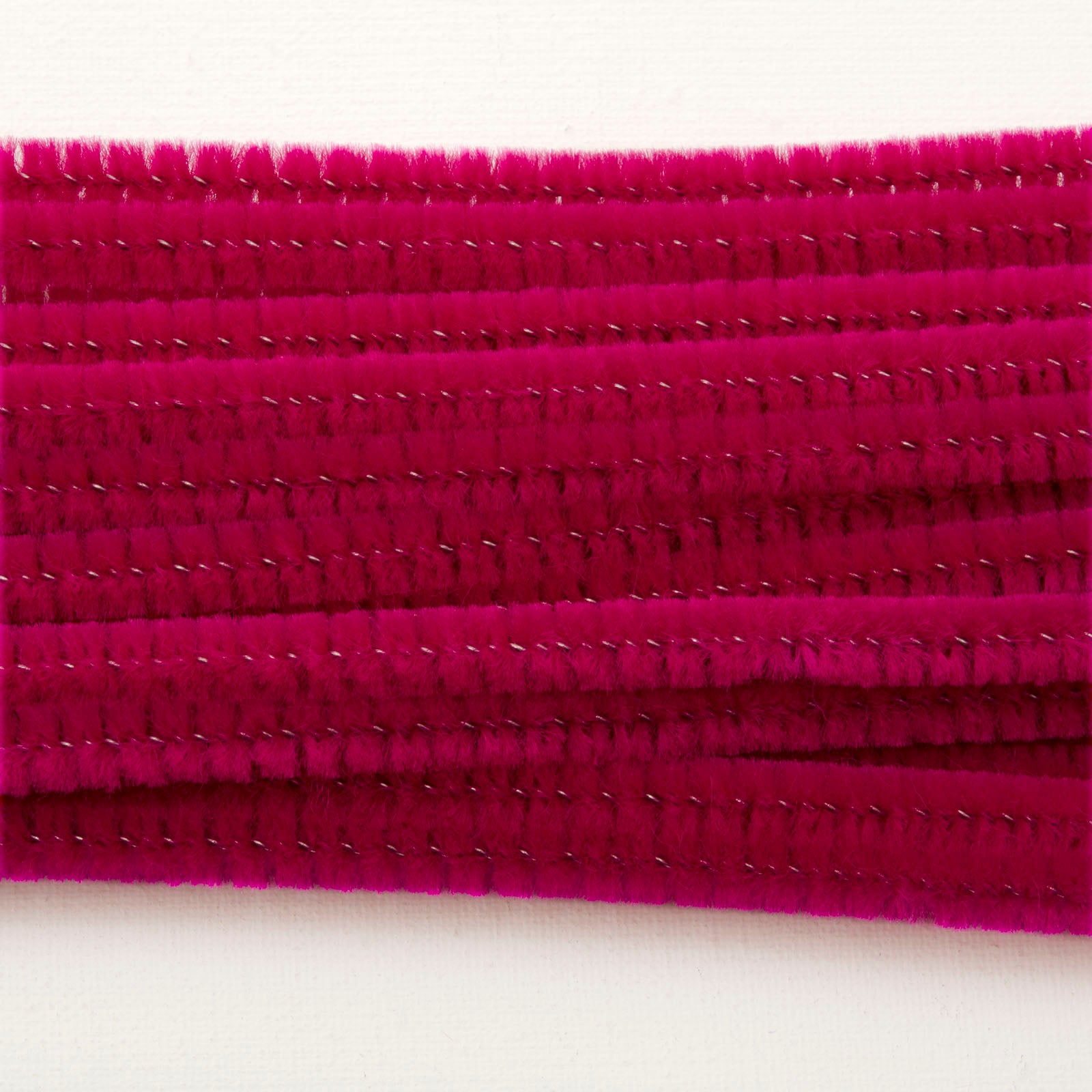 Vaessen creative • fils chenille 6mm 25 pcs. 30 cm fuchsia