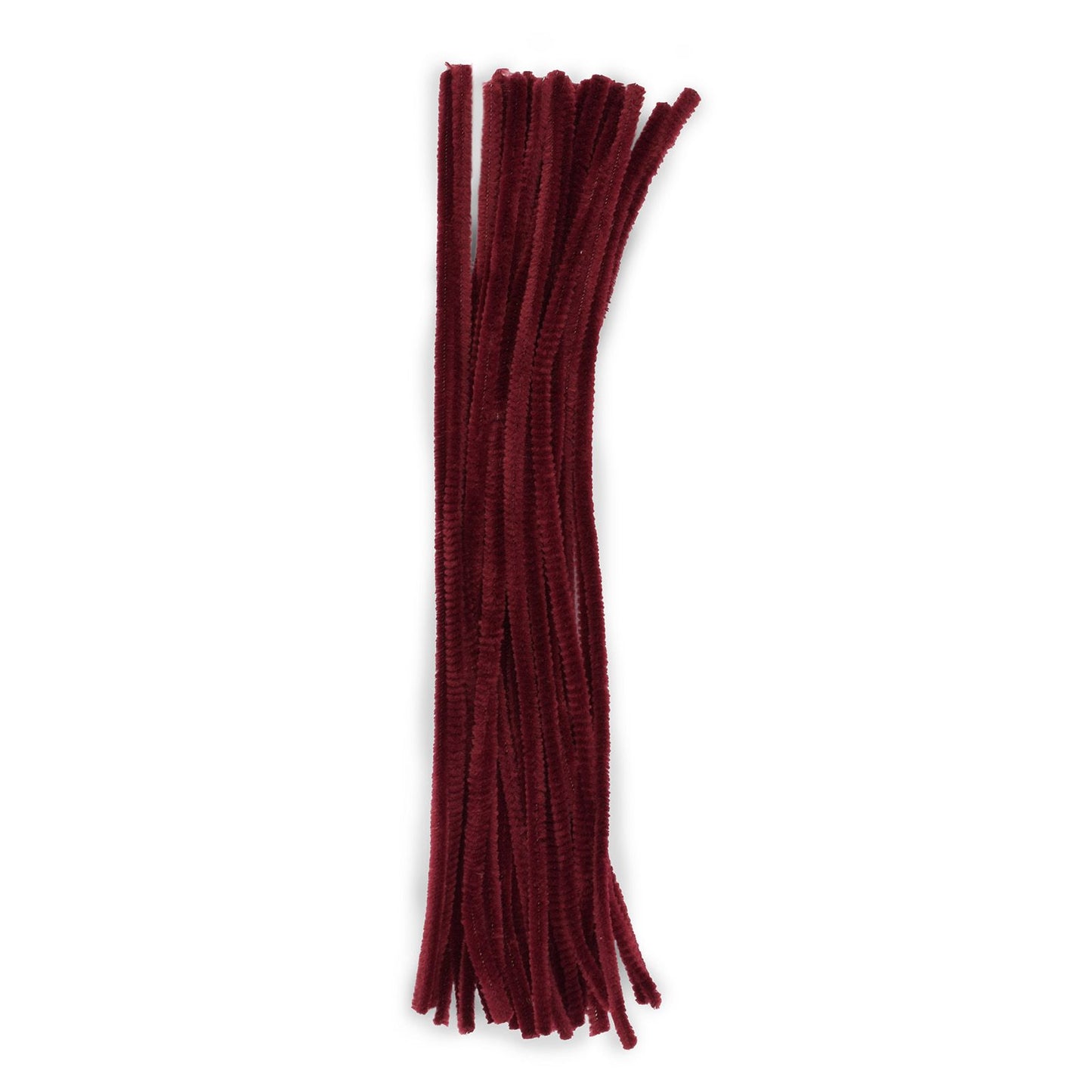 Vaessen creative • fils chenille 6mm 25 pcs. 30cm rouge bordeaux