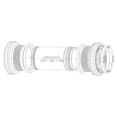 Kit d'espaceur SRAM Dub Dub Mtb Road V3