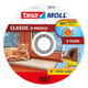 Tesa 1067490 - profil en D moll blanc 100m | 1 pièce