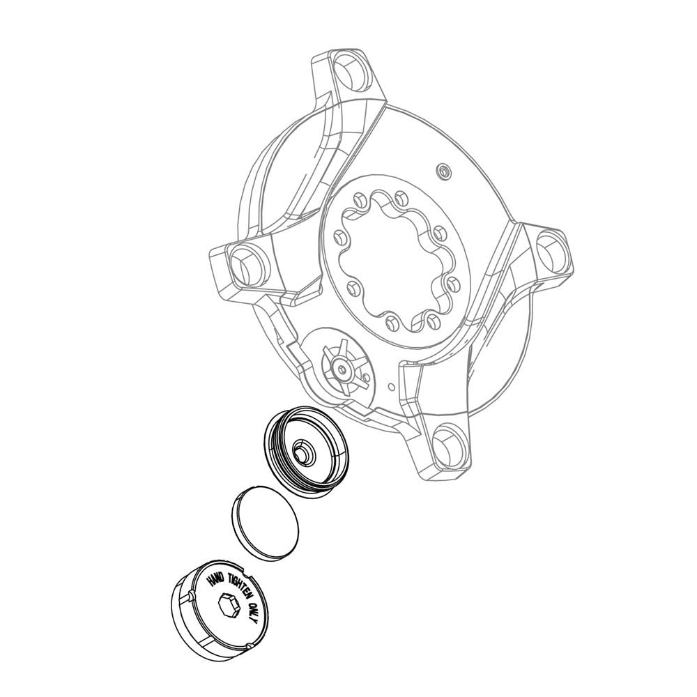 Vis de manivelle Quarq M18 M30 Axe rival