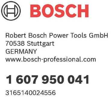 Bosch accessoires clés de rechange pour mandrins de perçage à couronne dentée s3, a, 110 mm, 50 mm, 4 mm, 8 mm 1er - 1607950041