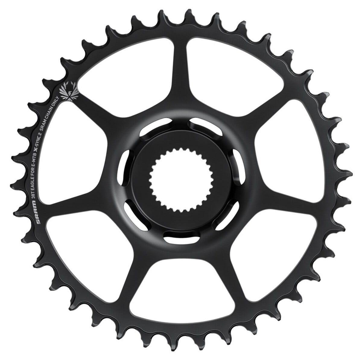 Anneau de chaîne SRAM F.BOSCH 38T. Noir