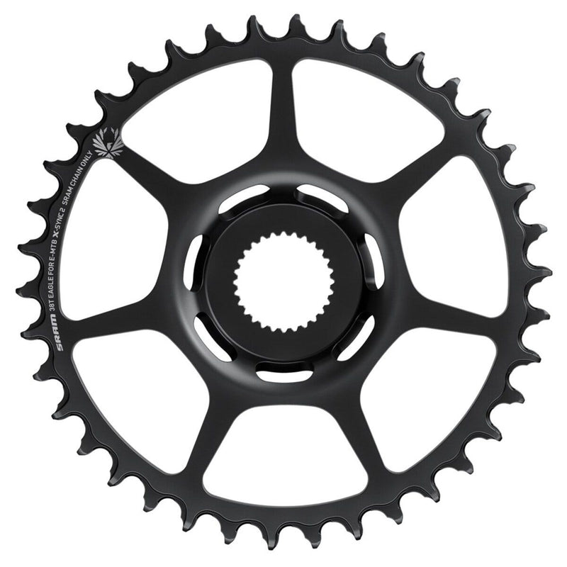 Anneau de chaîne SRAM F.BOSCH 38T. Noir