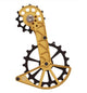 Cage de dérailleur à billes kolossos surdimensionnée r7000 r7100 or