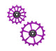 Roues de dérailleur à billes Sram cross 14 18t transmission violet