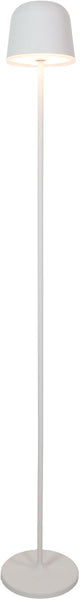 Lampe sur pied Eglo waya-l pour intérieur et extérieur - rechargeable (jusqu'à 47 heures de lumière) - 140 cm - gris blanc - sans fil - dimmable