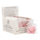 Amber Cube Roos Rose 2,5 cm Sac à organza 4 pièces