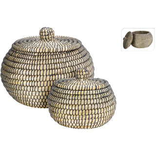 Ensemble de paniers 2pcs en forme de citrouille