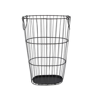 Panier Jill Gray Metal 17x28x43cm