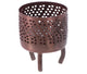 Cadeaux Amsterdam Cadeaux Amsterdam Metal Tealight Holder Luca 6x6x8 cm Cuivre