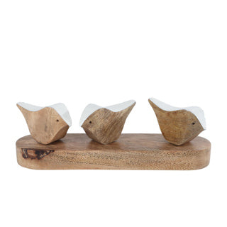 Sculpture 3 oiseaux 22x5.5x6,5 cm