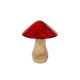 Sculpture Mushroom Mango 10x10x12cm