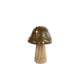 No brand sculpture champignon Peter mangue 9x8x13cm | 4 pièces