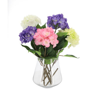 No brand hortensia simple l 84cm | 12 pièces