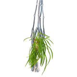Dans la collection d'humeur support de pot macrame bleu 110 cm - afbeelding 2