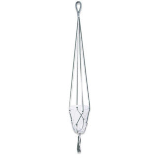 Dans la collection Mood Collection Flowerpot Holder Macrame blanc vert foncé 110 cm