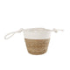 Mand Bois l naturel blanc riet pot 21