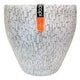 Pots de fleurs blancs 39 cm Ensemble de 2 Capi Europe