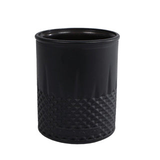 Porte-profil DIAMON MAT VERRE noir 9x9x10.5 cm