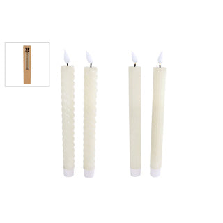 Cougie LED Moving Light With Timer Ivory 2 pièces