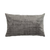 Coussin de velours vintage gris 30x50 cm