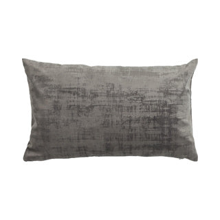 Coussin de velours vintage gris 30x50 cm
