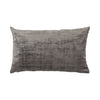 Coussin de velours vintage gris 30x50 cm