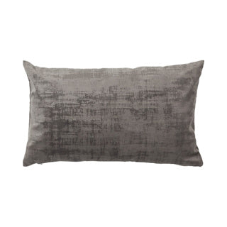 Coussin de velours vintage gris 30x50 cm