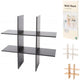 Support mural 55 cm 3 assortis | 4 pièces