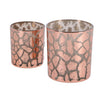 Divers PMTD Windlicht Desiree Giraffrint Rose 10 cm