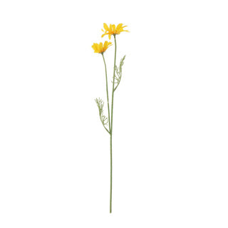 Art Flower Daisy Yellow Silk 56cm