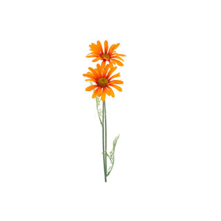 Art Flower Daisy Orange Silk 56 cm