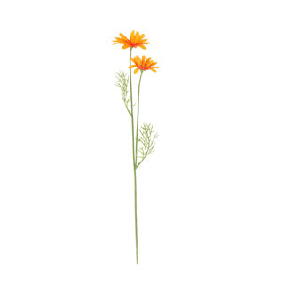 Art Flower Daisy Orange Silk 56 cm