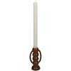 Chandelier fin en terre de terre brun 7.4x5.5x13,7 cm
