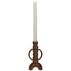 Chandelier fin en terre de terre brun 10x4.5x21,5 cm