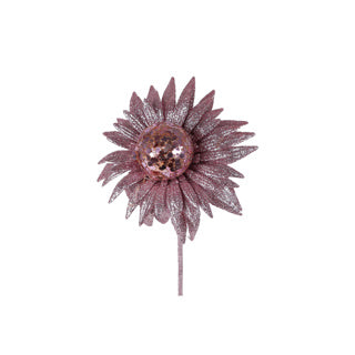 Branche artificielle échinacée rose pe 50cm | 4 pièces