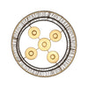 Daan Kromhout Ariana Lantern Black Gold