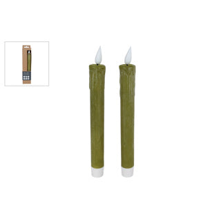 Télécommande à LED de bougie Set Green2